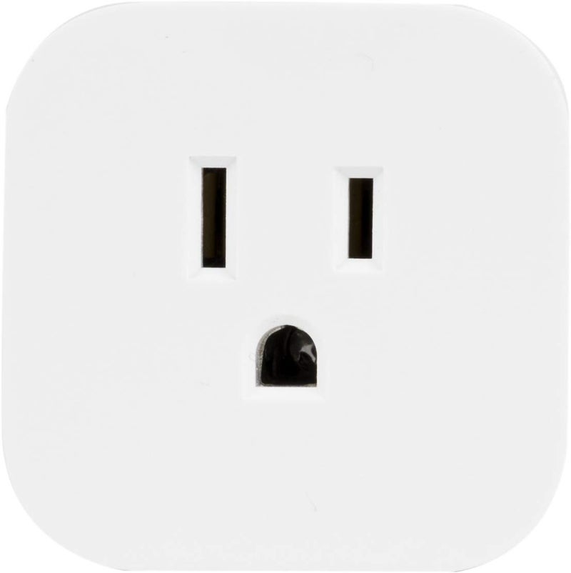 Enbrighten, White, Wi-Fi Smart Light Switch, Indoor Micro Plug-In, 1-Grounded Outlet, No Hub Required, 51511 - Image 4